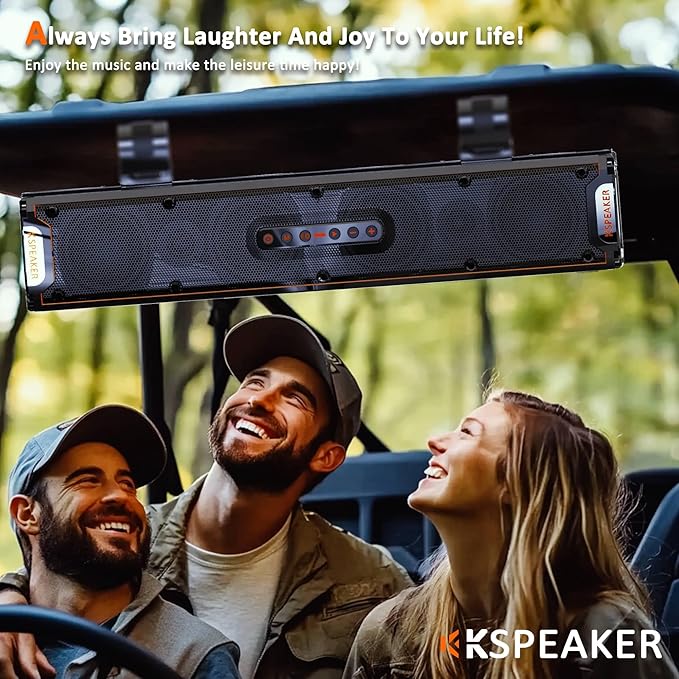UTV Sound Bar ATV Sound Bar Golf Cart Soundbar UTV Speakers ATV Speaker - Image 3