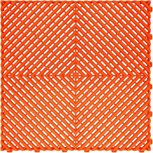 15.7"x15.7" Garage Flooring Tiles, Non-Slip Interlocking Plastic Garage Floor by Home