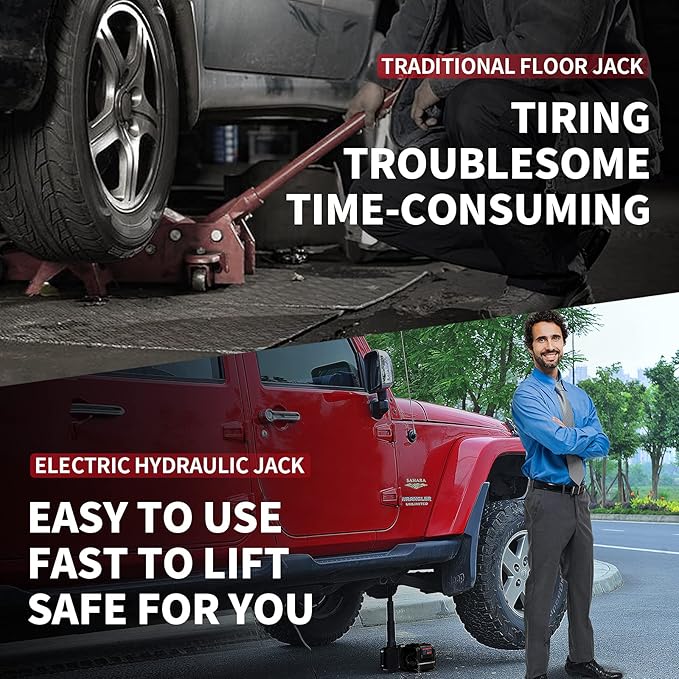 E-HEELP Electric Car Jack 5Ton 12V Kit Hydraulic - Image 8