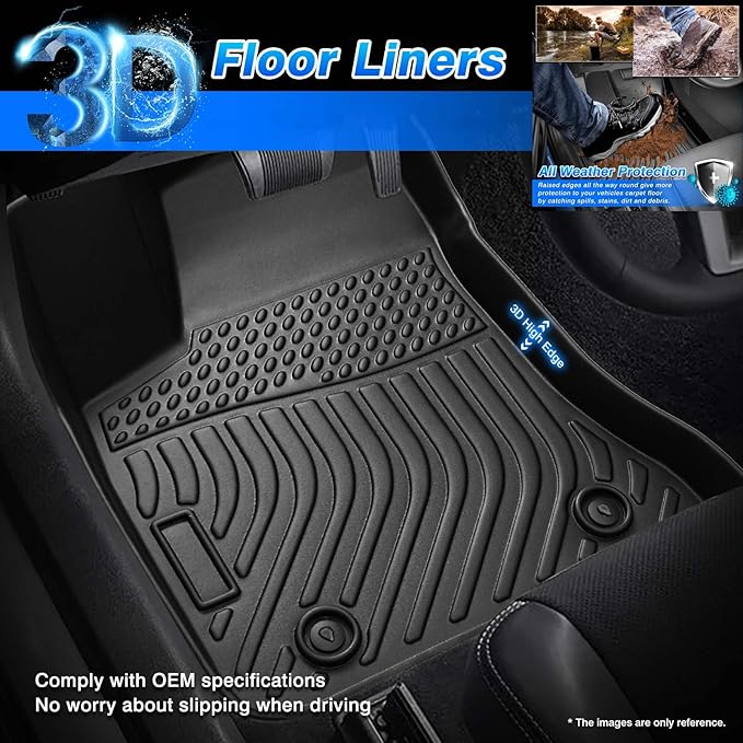 Cartist Custom Fit for Floor Mats 2015-2022 Chevy Colorado Crew Cab/GMC Canyon - Image 2