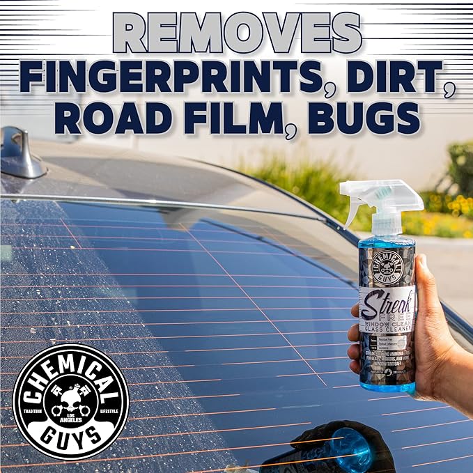 Chemical Guys CLD300 Streak Free Glass & Window Cleaner, Ammonia Free & Safe on - Image 6
