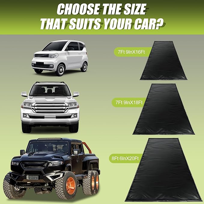 Garage Floor mat for SUV/Truck Containment Garage Car Mat for Snow Mud Rain - Image 4