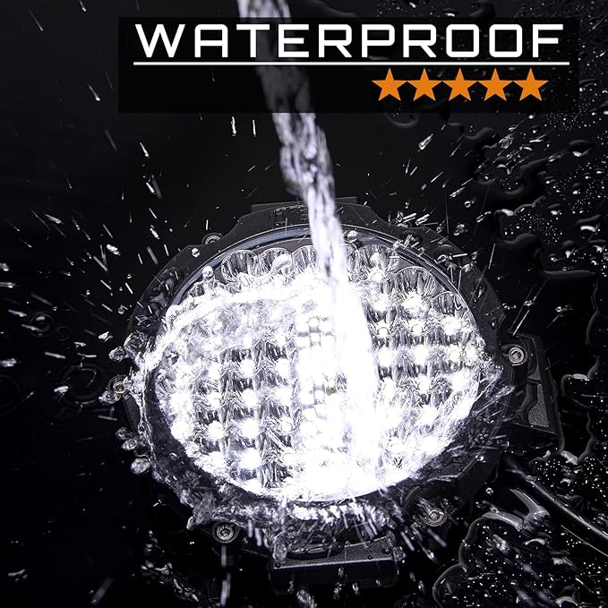 Round LED Off Road Lights 210W 21000lm, Trucks Tractor LED Work Lights - Image 4