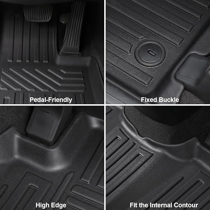 GALVAGNIATE Floor Mats for 2020-2024 2025 Hyundai Palisade 7-seat/8-seat Trunk - Image 4