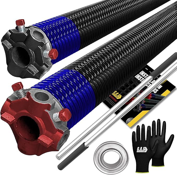 Garage Door Torsion Spring 262x1.75x40 Includes 1” Steel Bearing, Non-Slip by GASHardware