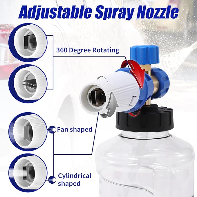 Tool Daily Foam Cannon for Pressure Washer, Adjustable Foam Blaster, Snow Foam - Image 2