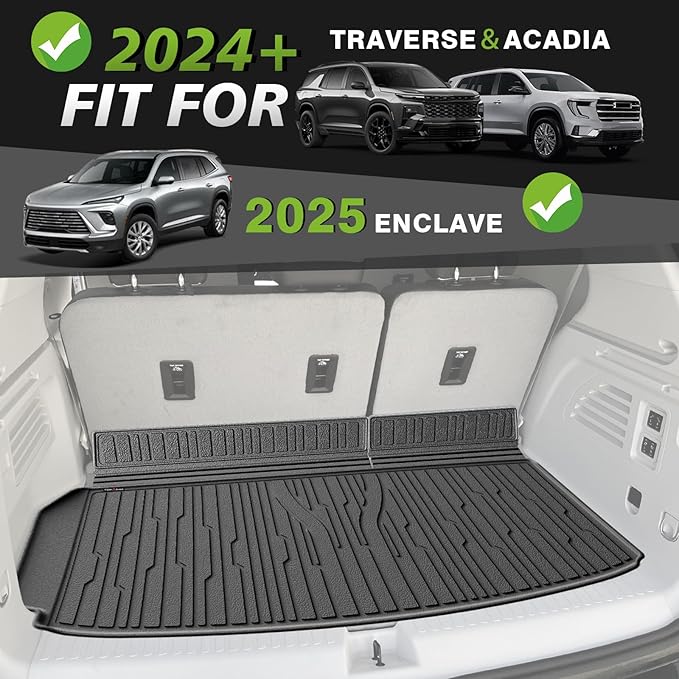TripleAliners Trunk Floor Mat All Weather Liner Compatible - Image 6