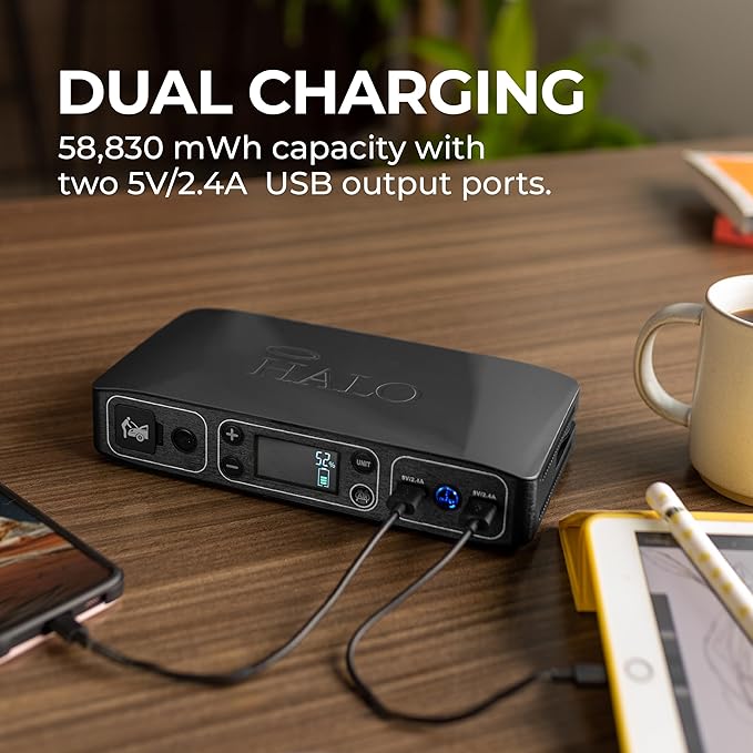 HALO Bolt Air 58830 Portable Car Battery Jump Starter | 100 PSI Air Compressor - Image 5