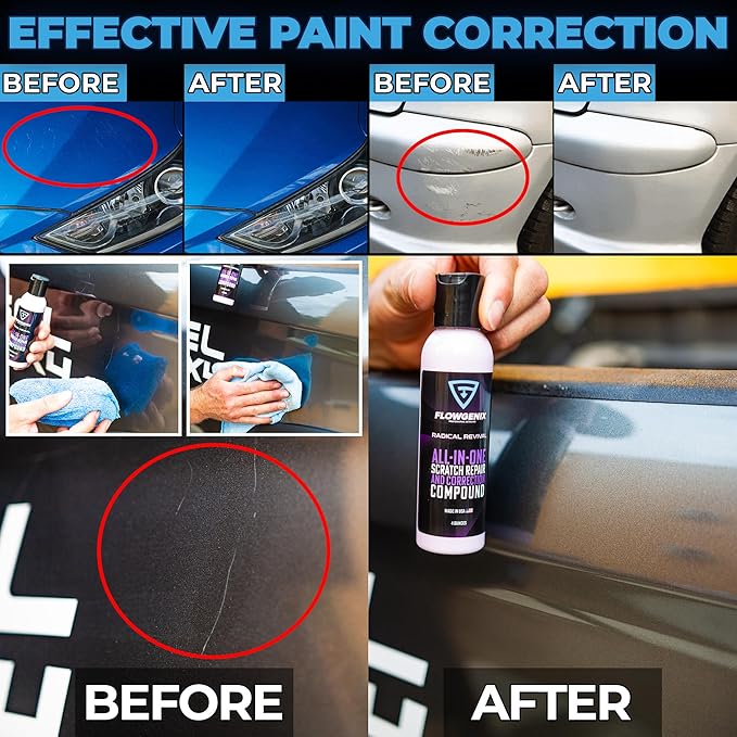 Instant Car Scratch Remover for Vehicles, All-in-One Car Paint Scratch Repair - Image 2