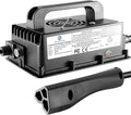 800W Lead Acid Battery Charger 48 Volt 15 AMP 3-Pin Triangular Plug EZGO RXV & by Eliumsync