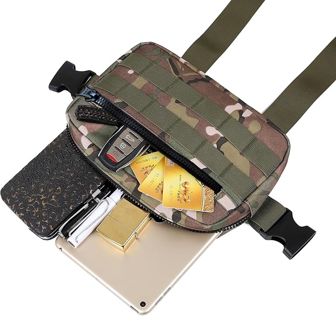 Outdoor Chest Bag For Men, EDC Chest Pack - Image 5