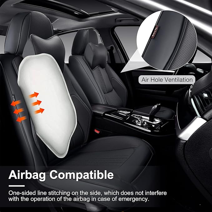 Front Seat Covers, 2 Pieces Universal Seat Covers - Image 4