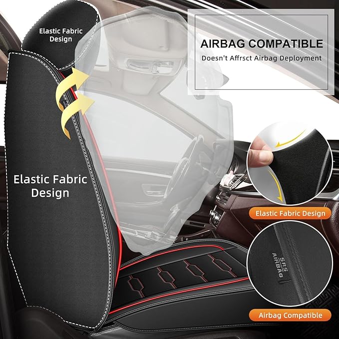 AOMSAZTO Seat Covers Fit for Honda Ridgeline 2006-2024 2025: Crew Cab 2PCS - Image 4