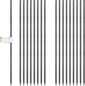 Rebar Stakes 36 inches 16-Pack Concrete Form Stakes Straight 3/8" Diameter by Besitu