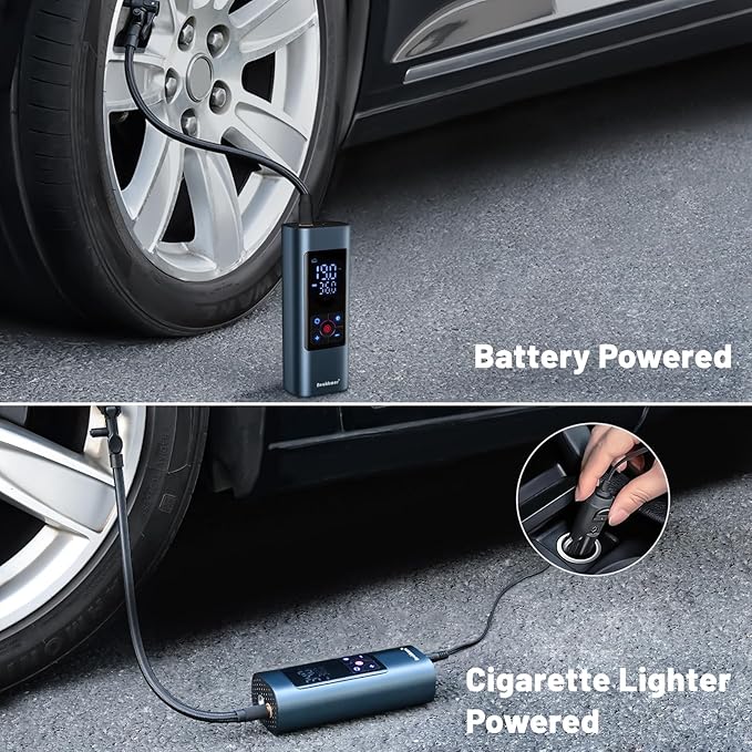 Tire Inflator Portable Air Compressor: Cordless Air Pump - Image 4