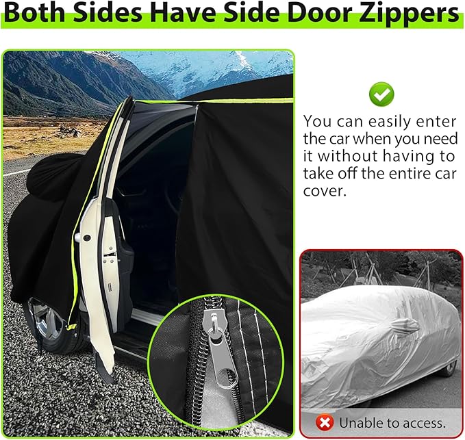Car Cover for 2014-2024 Mini Cooper/Cooper S/Hardtop/Clubman 4-Door，6 Layers - Image 4