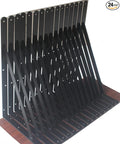 24 Pack L16 x H 10" Black Heavy Duty Shelf Brackets by MHMYDZ