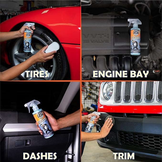 Chemical Guys Tire Kicker Sprayable Extra Glossy Tire Shine, Motorcycles - Image 5