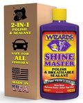 Wizards Shine Master Polish and Breathable Sealant - 16 oz - No Wax or Free by Wizards