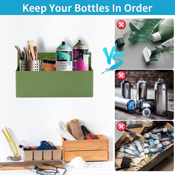 Magnetic Aerosol Spray Can Holder, Magnet Toolbox Bottle Holder, Tool Box - Image 5