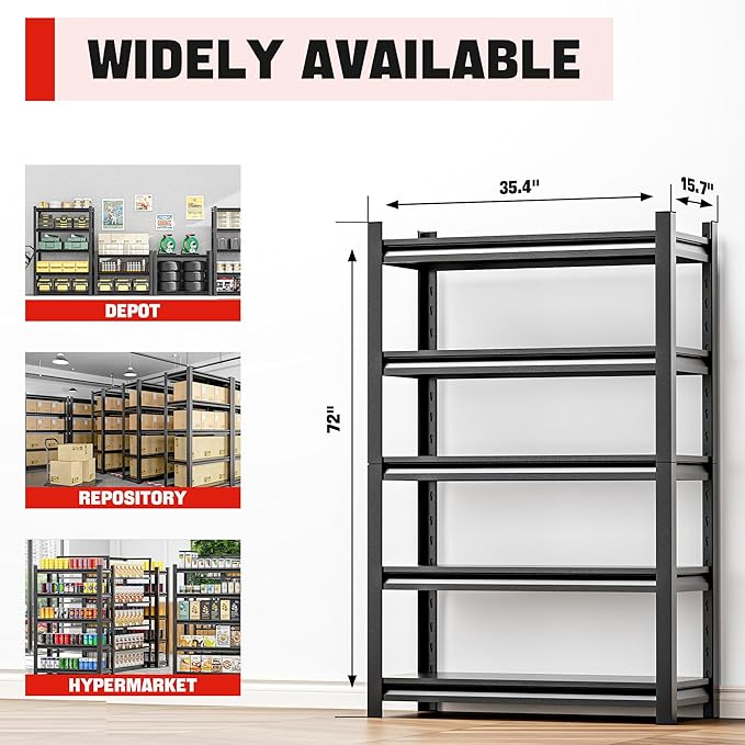 Storage Shelves Garage Shelving Heavy Duty - Image 2