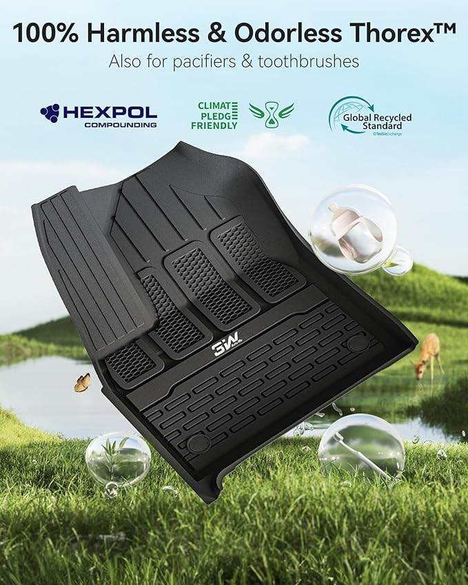 3W Floor Mats Fit for Jeep Grand Wagoneer/Grand Wagoneer L 2022 2023 2024 2025 - Image 5