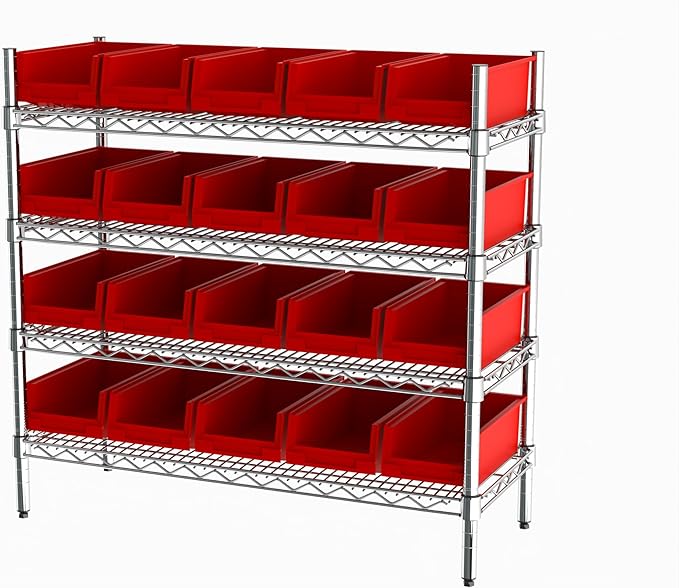 Hudson Exchange 36x14x33, Industrial Wire Shelving Unit by HudsonExchange