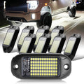 Nicoko 8 Pods 6000K pure White Rock lights Aluminum 9-30V Underglow Lights IP68 by Nicoko