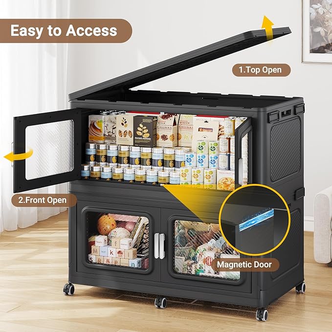220 Qt Stackable Storage Bin - Image 4
