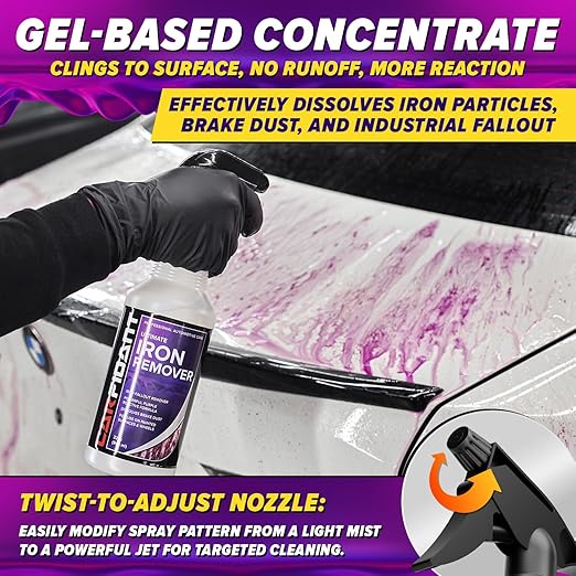 Iron Remover for Car Detailing – Iron Decon Spray, Pulls Out Brake Dust - Image 2