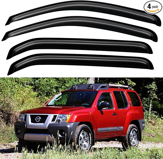 Window Visors Rain Guards Shield by YQAUTEC