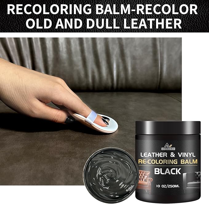 Leather Repair Kit Recoloring Balm Cleaner Conditioner Waterproof Beeswax Oil - Image 5