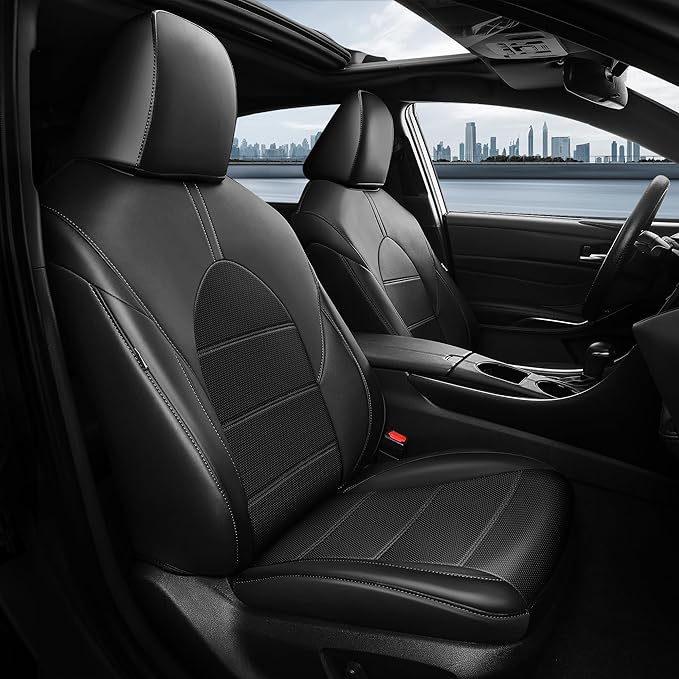 for Toyota Camry Seat Covers Hybrid LE SE 2018 2019 2020 2021 2022 2023 2024 by FEINEPRO