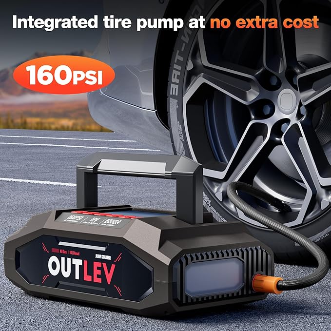 Jump Starter with Air Compressor - Image 3