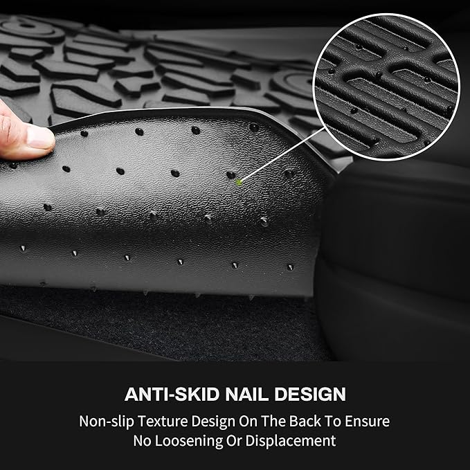 AUTOSAVER88 Floor Mats Fit for Chevy Silverado/for GMC Sierra 1500 2019-2025 - Image 3
