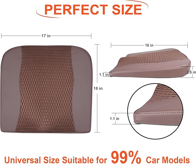 Car Seat Cushion, Comfort Memory Foam Car Cushions - Image 7