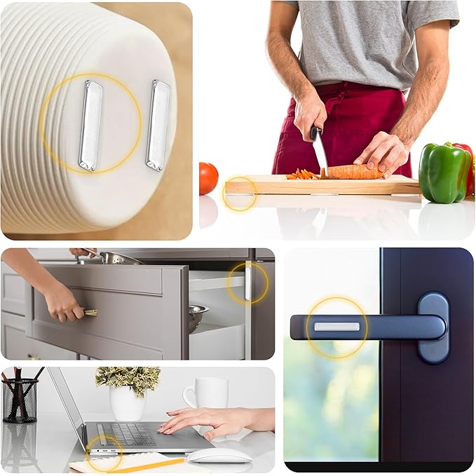 25 Door Slam Bumper Bars – Self-Adhesive Silicone Silencer Strips, Anti-Slam - Image 6