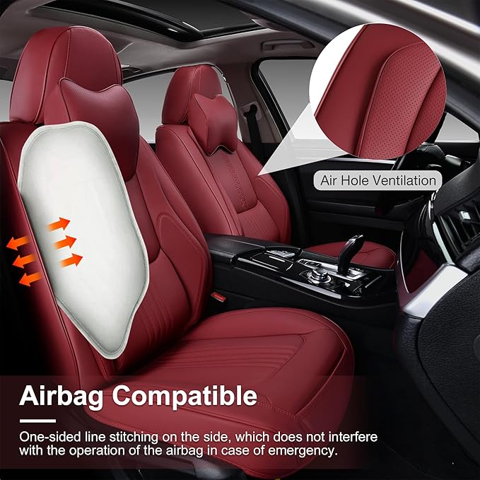 Car Seat Covers Full Set, Front and Rear Seat Covers - Image 6