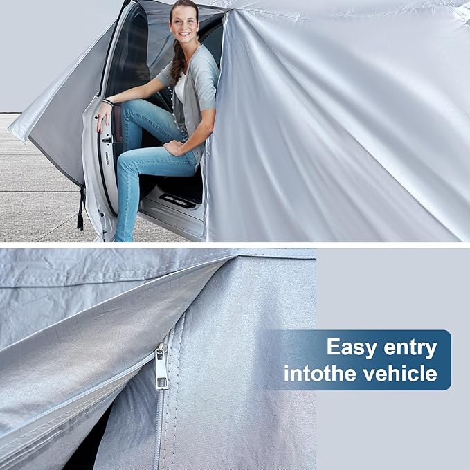 AUQDD 6-Layers Premium MPV Car Cover Waterproof All Weather Weatherproof UV Sun - Image 5