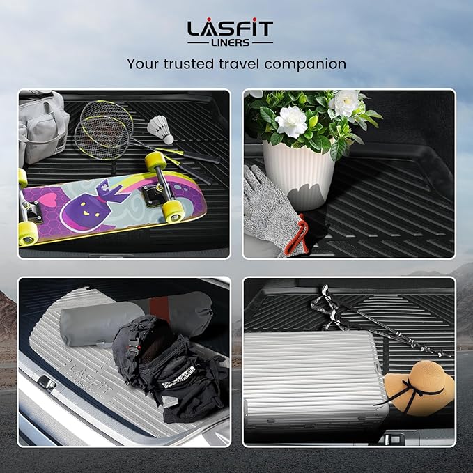 LASFIT Backrest&Trunk Mats Fit for Chrysler Town & Country 2008-2016/Dodge - Image 8