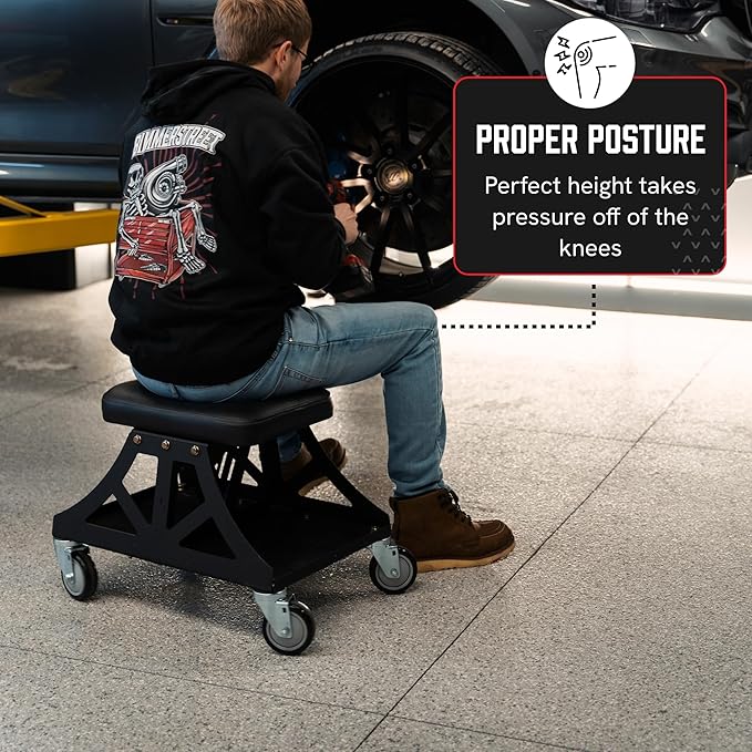Vyper Low Pro Garage Stool - Image 7