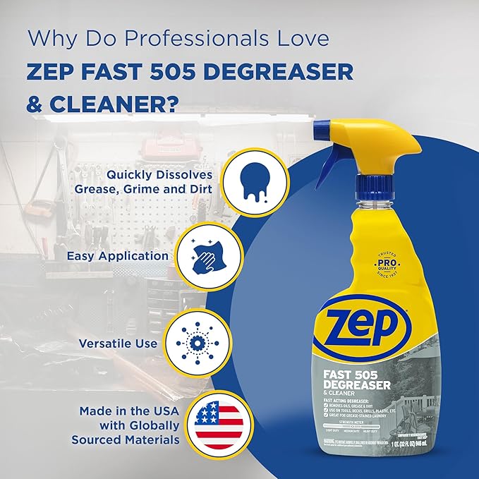 Zep Fast 505 Cleaner and Degreaser - Image 4