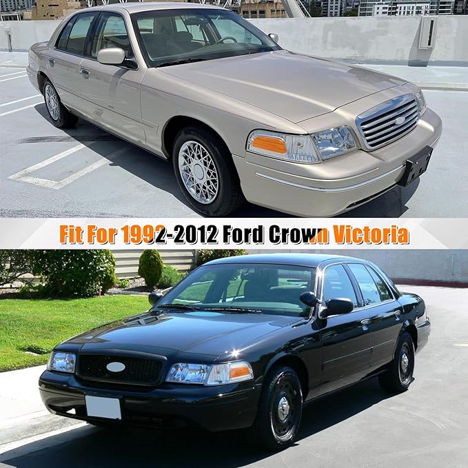 Car Cover Compatible with 1992-2012 Ford Crow Victoria, Custom Fit 300D Oxford - Image 2