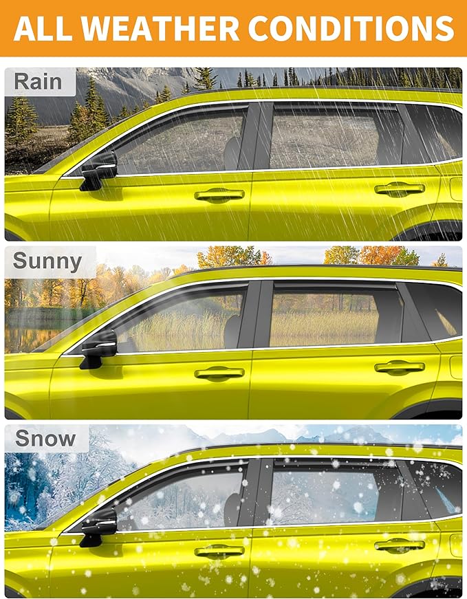in-Channel Window Rain Guards Fit - Image 9