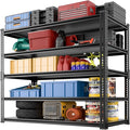 48" Wide Garage Shelving Heavy Duty 3000LBS, 5 Tier Adjustable Storage Rack by Lauxery