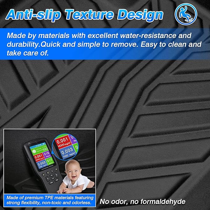 Cartist Floor Mats Compatible for 2015-2025 Ford F-150/ F150 Lightning - Image 6