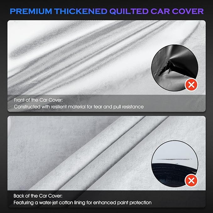 Car Cover Custom Fit for Toyota Camry 1996-2025, Honda Accord 2001-2025 - Image 2