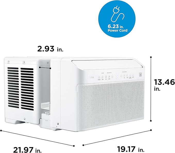 Midea MAW08V1QWT U-Shaped AC Window Air Conditioner - Image 8