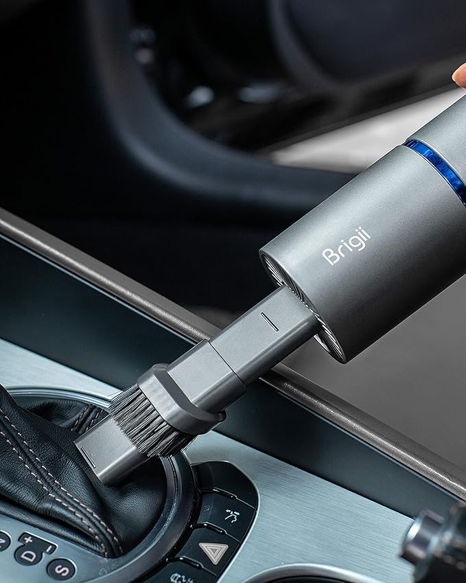 Brigii Mini Handheld Vacuum Cordless, 3 in 1-Car Vacuum & Air Duster & Hand Pump - Image 7