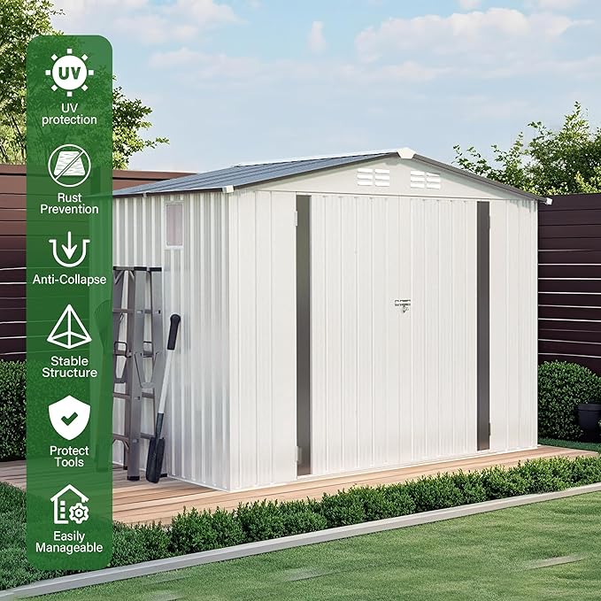 8x6 FT Outdoor Storage Shed - Image 7